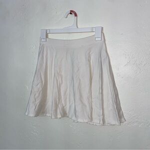 Cute Knit Mini Circle Skirt Crisp White Womens Small Forever 21 Tennis Vibes